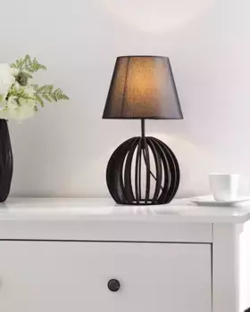 Настольная лампа Beliani, черный