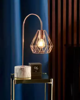 Настольная лампа Beliani, медный