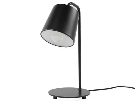 Настольная лампа Beliani schwarz TARIM, черно-белый