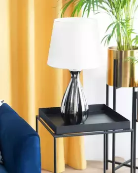 Настольная лампа Beliani, серебряный