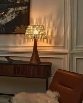 Настольная лампа Beliani, темно-коричневый