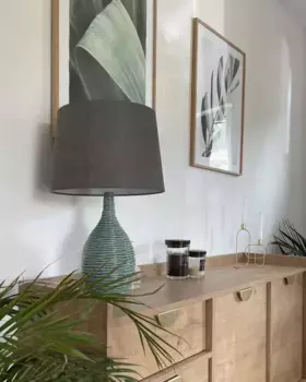 Настольная лампа Beliani, зеленый