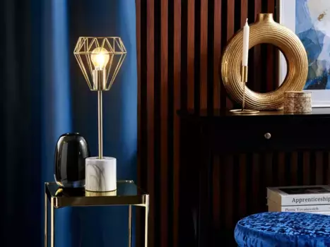 Настольная лампа Beliani, золотой