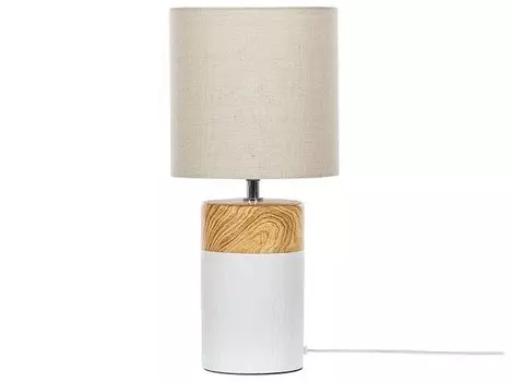 Настольная лампа Belianin ALZEYA цвет beige/eiche hell/wei