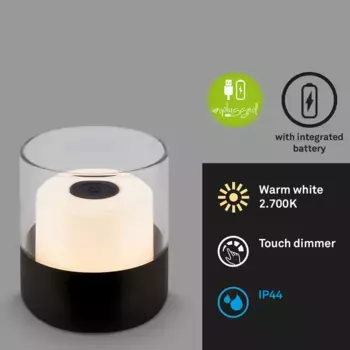 Настольная лампа Briloner, черный