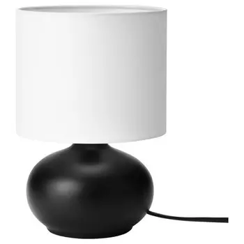 Настольная лампа, черный/белый, TVRFOT IKEA
