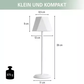 Настольная лампа Clauss, белый