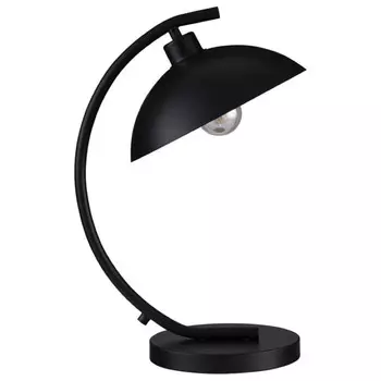 Настольная лампа click-licht, 13,5x13,5x40 см, черный/золотой