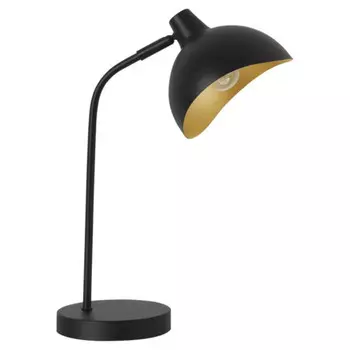 Настольная лампа click-licht, 7,5x7,5x2,5 см, черный/золотой