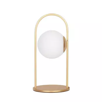 Настольная лампа click-licht, 7,75x7,75x32 см, золотой/белый