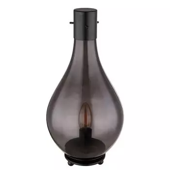 Настольная лампа, дымчатое стекло, черный, H 35 см Globo Lighting