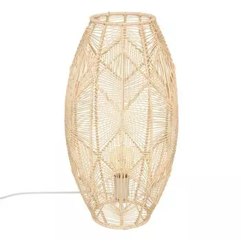 Настольная лампа Eazy Living Rattan 26 см Arria Beige, бежевый