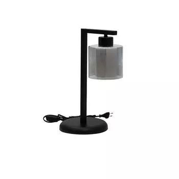 Настольная лампа Eiffel с двойным остеклением черно-серая moebel17, черный