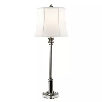 Настольная лампа Elstead Lighting, 30,5x81,3 см, никельной
