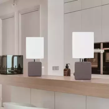 Настольная лампа Etc-shop, коричневый