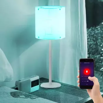 Настольная лампа Etc-shop, серебряный