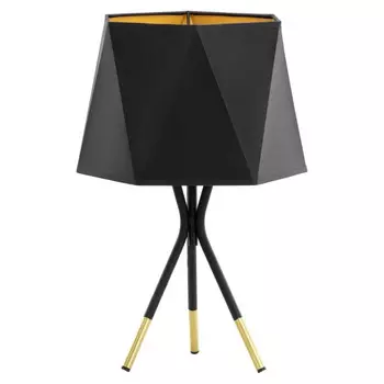 Настольная лампа famlights, 26x26x45,5 см, черный