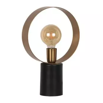 Настольная лампа famlights Janet цвет messing schwarz