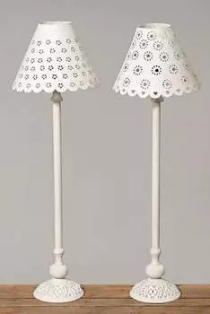 Настольная лампа Fleur железо окрашенная в белый цвет цена за единицу Boltze