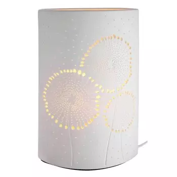 Настольная лампа GILDE Pusteblume, белый