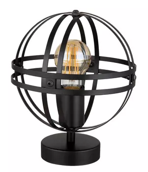 Настольная лампа Globo, 20x24,5 см, черный