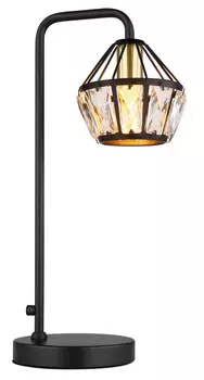 Настольная лампа Globo, 21,5x12,5x43 см, черный