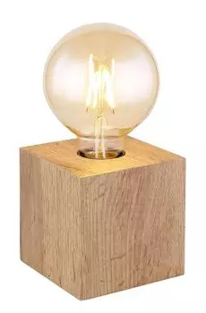 Настольная лампа Globo Erna коричневый 10 х 10 см Е27, макс. 60 Вт Globo Lighting, черный