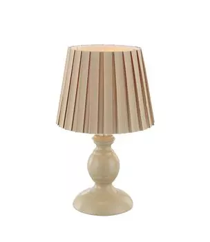 Настольная лампа Globo Metalic песочного цвета, 1xE14; 21690 Globo Lighting, бежевый