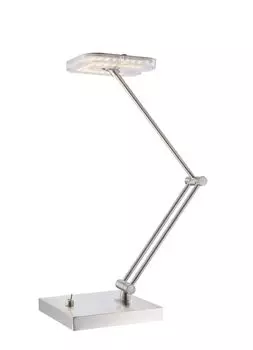Настольная лампа Globo Tl металл никель матовый, 1Xled 59039T Globo Lighting, серебро
