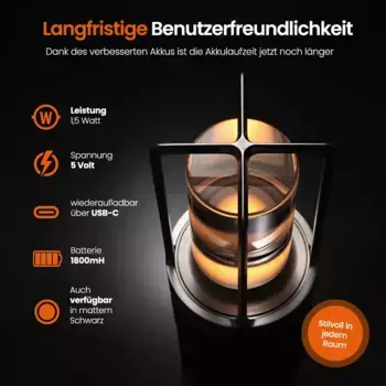 Настольная лампа Goliving, черный