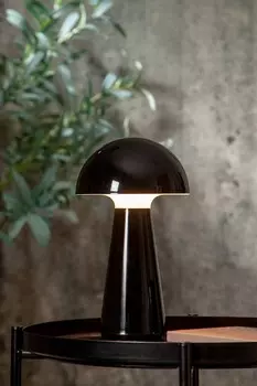 Настольная лампа гриб Star Trading, черный