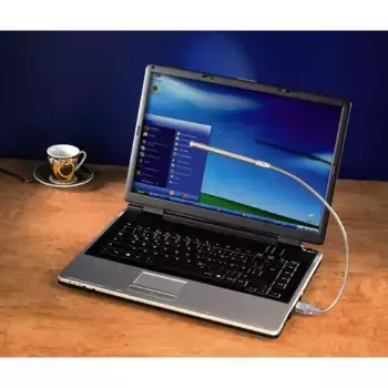 Настольная лампа Hama, серебряный