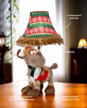 Настольная лампа Happy Lamps, коричневый