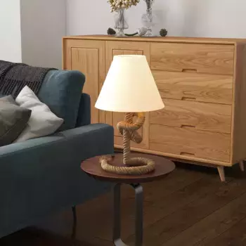 Настольная лампа HOMCOM, бежевый