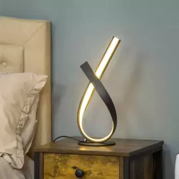 Настольная лампа HOMCOM, черный