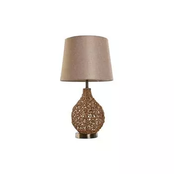 Настольная лампа Home ESPRIT Коричневый Бежевый Золотой натуральный 50 Вт 220 В 33 x 33 x 60 см