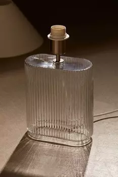 Настольная лампа из стекла H&M, бежевый