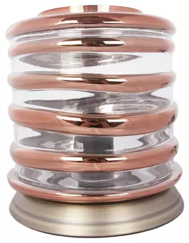 Настольная лампа Kayoom, 20x20x21 см, цвет шампанского/медь