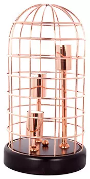 Настольная лампа Kayoom, 40x21x21 см, медный