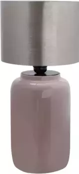 Настольная лампа Kayoom "Art", лампа E27 | без лампочек, гармоничный, экстравагантный, роскошный 21 см, Высота: 43,5 см, цвет altrosa