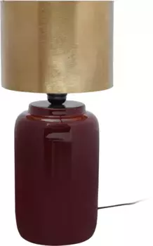 Настольная лампа Kayoom "Art", лампа E27 | без лампочек, гармоничный, экстравагантный, роскошный 21 см, Высота: 43,5 см, цвет pflaume