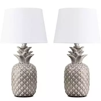 Настольная лампа konsimo. AREDI 2 шт, серый/белый