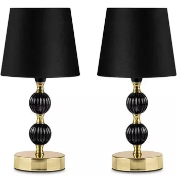 Настольная лампа konsimo. VULGA 2 шт, черный/золотой