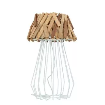 Настольная лампа коряга металл 58 см E27 прикроватная тумбочка для гостиной настольная лампа Licht-Erlebnisse, мультиколор