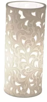 Настольная лампа круглая, романтическая 12х28 см. Formano, белый