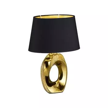 Настольная лампа LED design, керамика, золотисто-черный, H 33 см, TABA etc-shop, золото