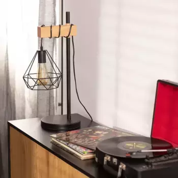 Настольная лампа LEDKIA, черный