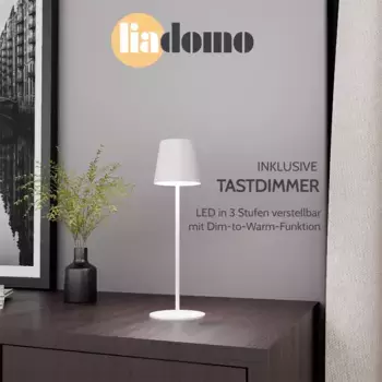 Настольная лампа Liadomo, белый