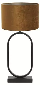 Настольная лампа Light & Living Jamiri/Gemstone, черный/золотой