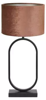 Настольная лампа Light & Living Jamiri/Gemstone цвет schwarz/terra